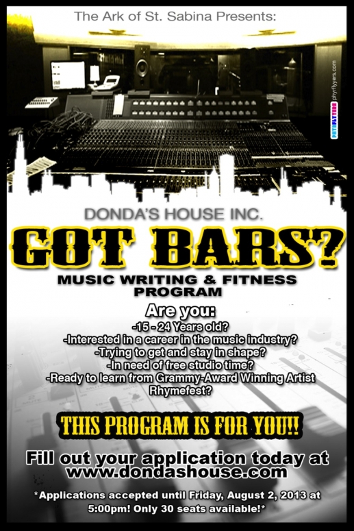 Kanye West, Donda's House, Got Bars?, flyer