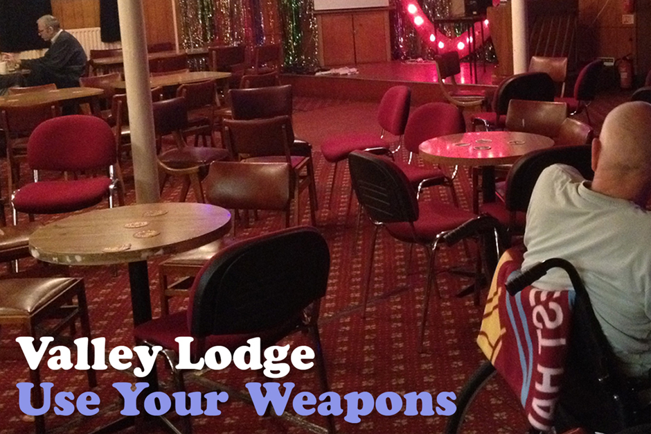 Valley Lodge 'Use Your Weapons' Cover Art