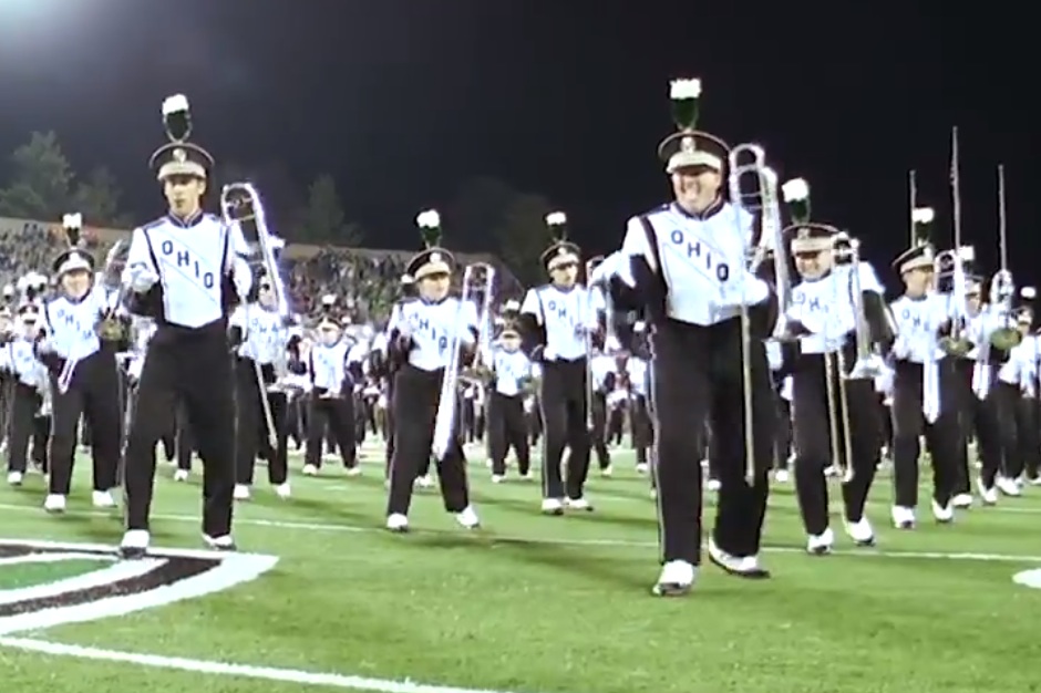 Ylvis, "The Fox," marching band, Ohio University, cover, video