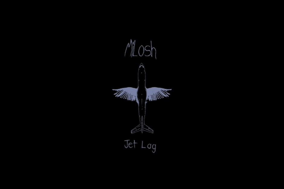 The cover of Milosh's upcoming album 'Jetlag'