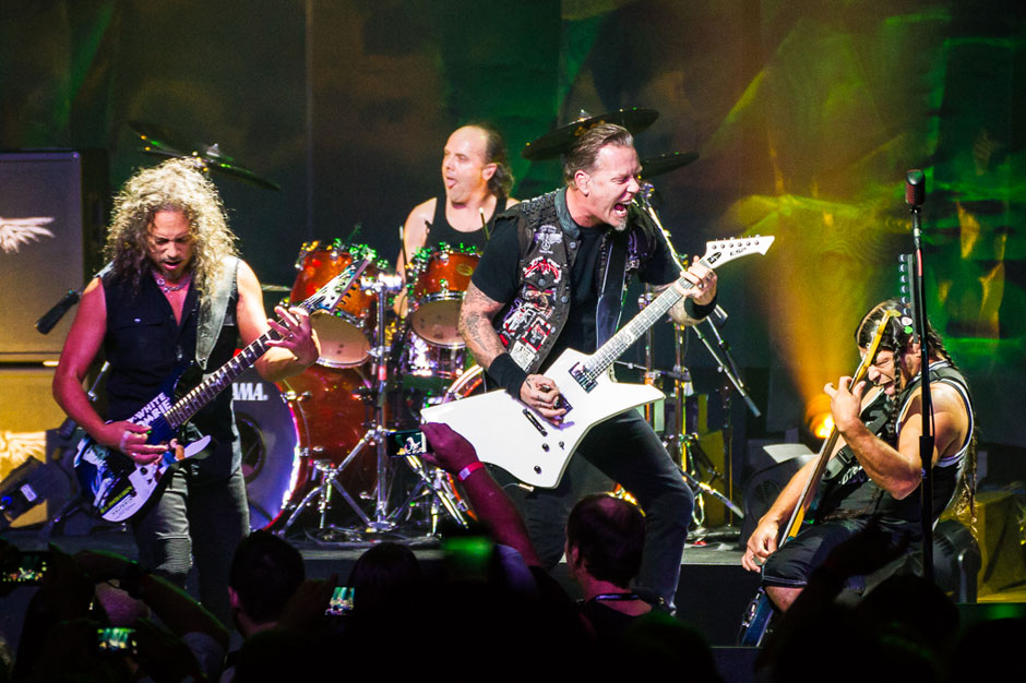 Metallica at the Apollo Theater, New York, NY, September 20, 2013 / Photo by Joe Papeo