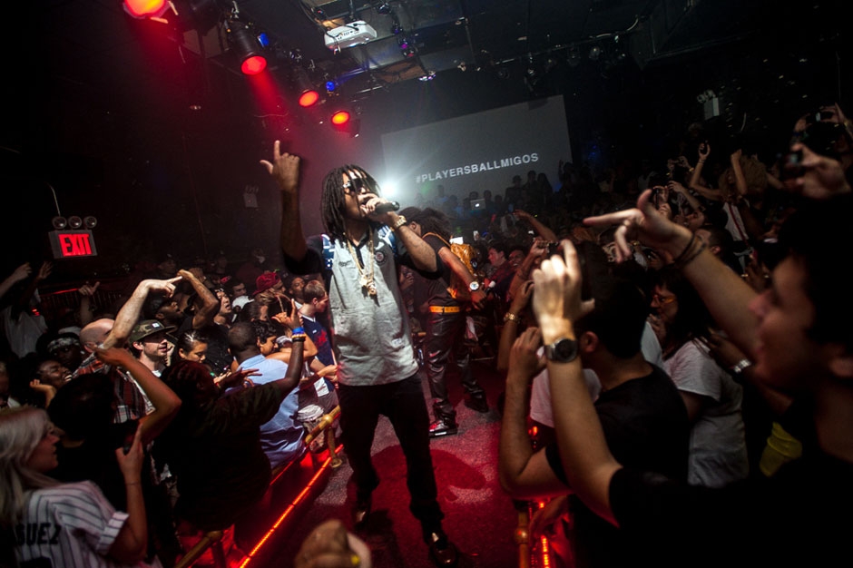 Migos performing in New York City