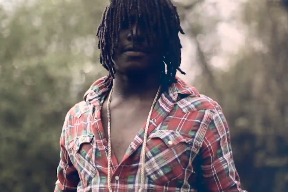 Chief Keef in the video for "Macaroni Time"