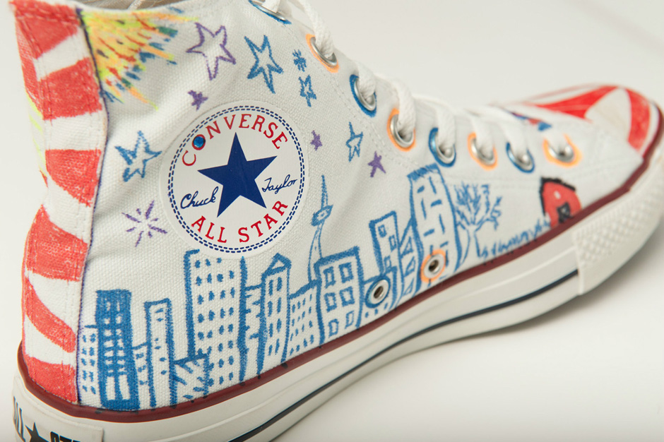 Bon Iver, Tegan and Sara, the National Hawking Customized Converse for  Charity - SPIN