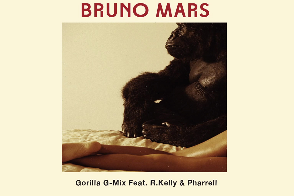 bruno mars, gorilla, pharrell williams, r. kelly