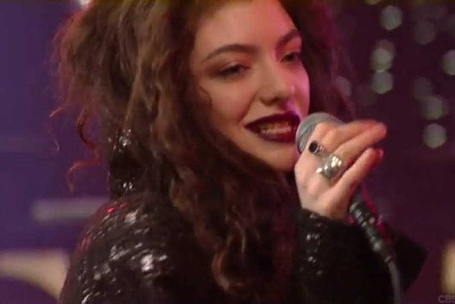 Lorde, "Team," 'Live on Letterman,' 'Late Show With David Letterman'