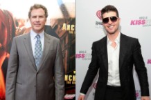Will Ferrell Robin Thicke Ride Like the Wind Cover Ron Burgundy