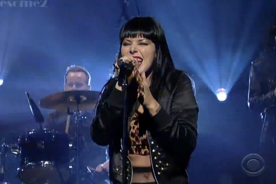 sleigh bells, late show with david letterman, bitter rivals, young legends