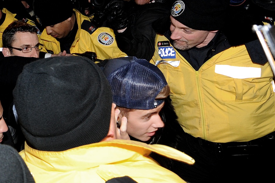 Justin Bieber, assault, Toronto, limousine driver, charged