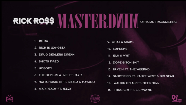 Rick Ross War Ready Jeezy Mastermind Track List Stream