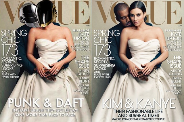 Kim And Kanye S Vogue Cover Gets Daft Punk D Spin