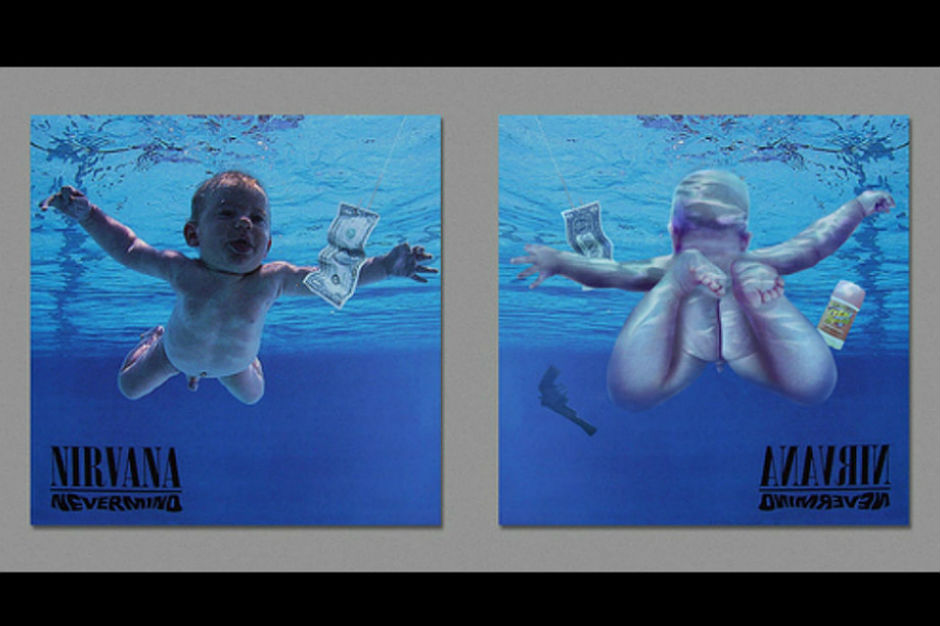 Album covers reverse backwards flickr nirvana nevermind