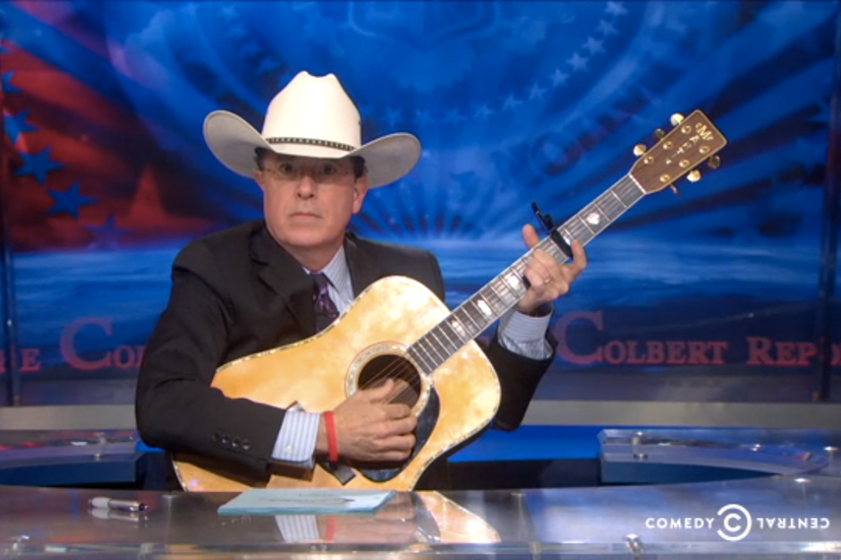 Stephen Colbert 'The Ballad of Cliven Bundy' Video Standoff