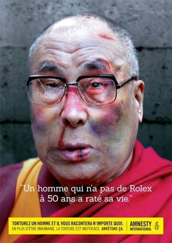 Dali Lama Tourture Amnesty International