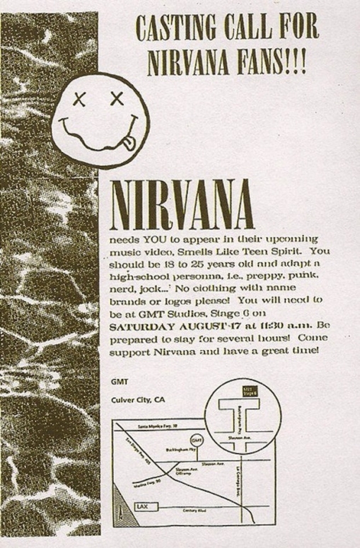 Nirvana Casting Call