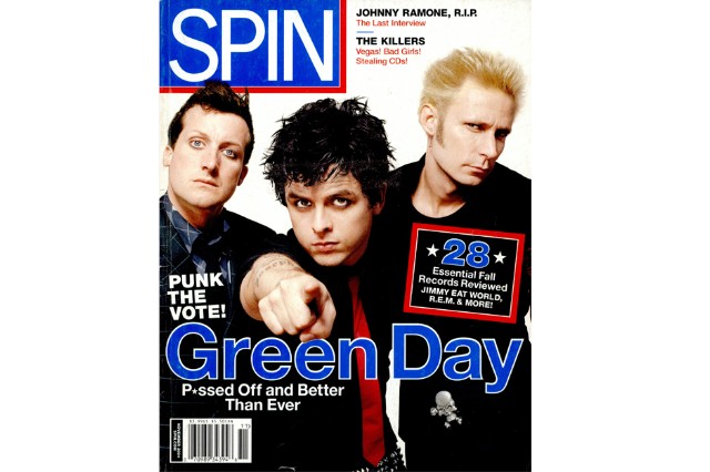 Green Day The 2004 American Idiot Cover Story Spin