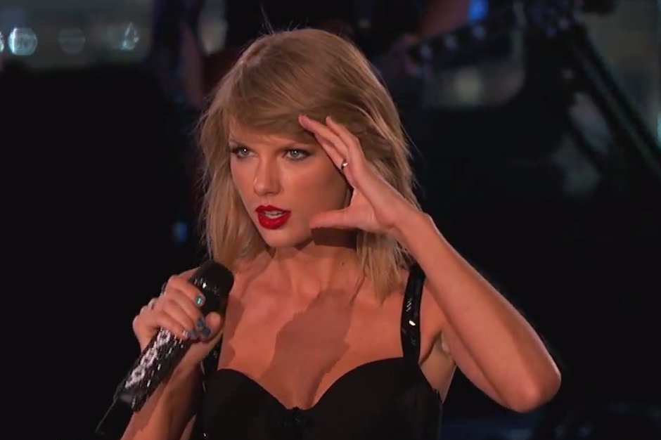 Taylor Swift Leads Jimmy Kimmel Out Of The Woods Spin