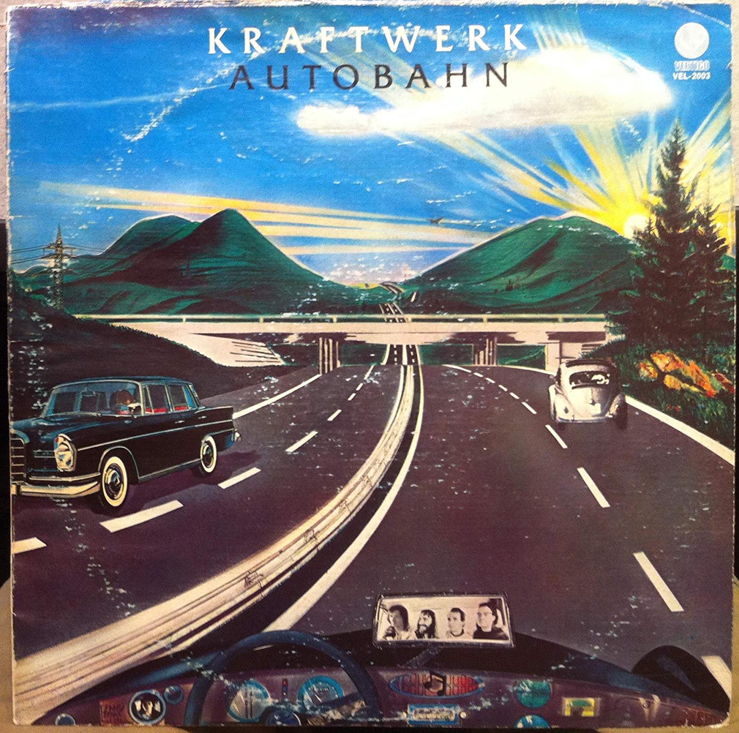 Kraftwerk Autobahn album cover