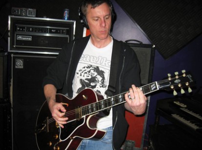Toadies frontman Vaden Todd Lewis in the studio