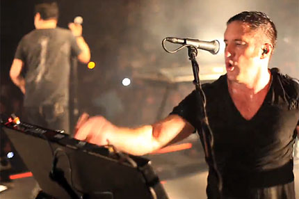 Trent Reznor (Gary Numan in the background)
