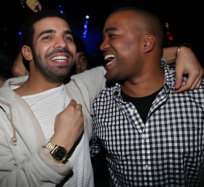 Drake with Chris Lighty