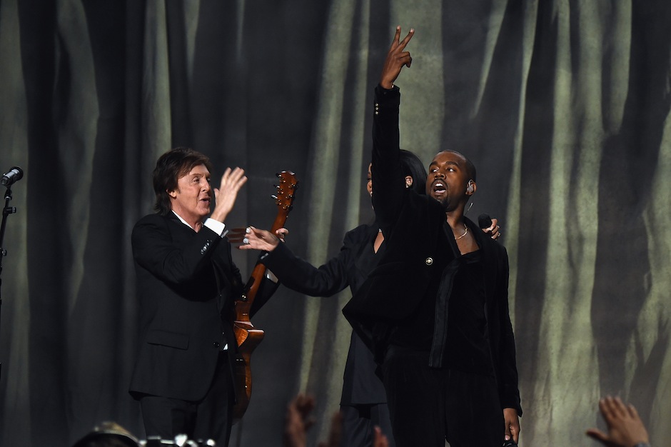 Paul McCartney, Kanye West, and a secluded Rihanna at the Grammys