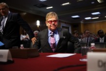 Elton John Testifies To Senate Hearing On AIDS Research And Funding