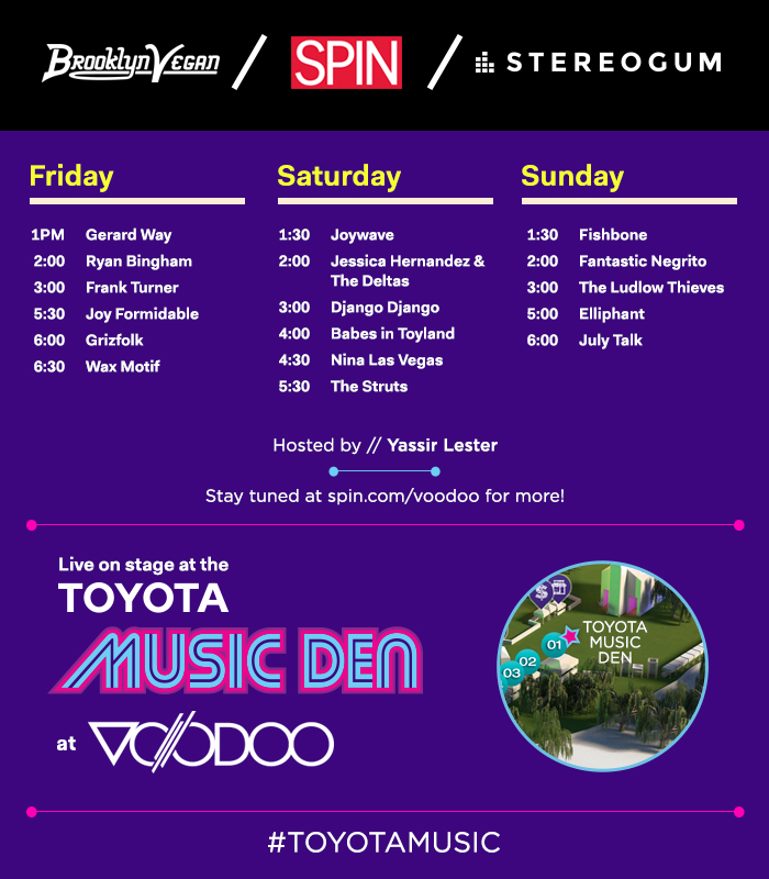 <i>SPIN</i> at Voodoo Fest 2015: Toyota Music Den Schedule” title=”Voodoo-Toyotav2-2″ data-original-id=”168528″ data-adjusted-id=”168528″ class=”sm_alignment_center ” /></p>
</p></p></p><p>To see our running list of the top 100 greatest rock stars of all time, <a href=