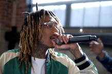 Wiz Khalifa at Fanatics Super Bowl Party