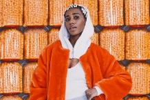 Santigold full body cheez balls by Christelle de Castro