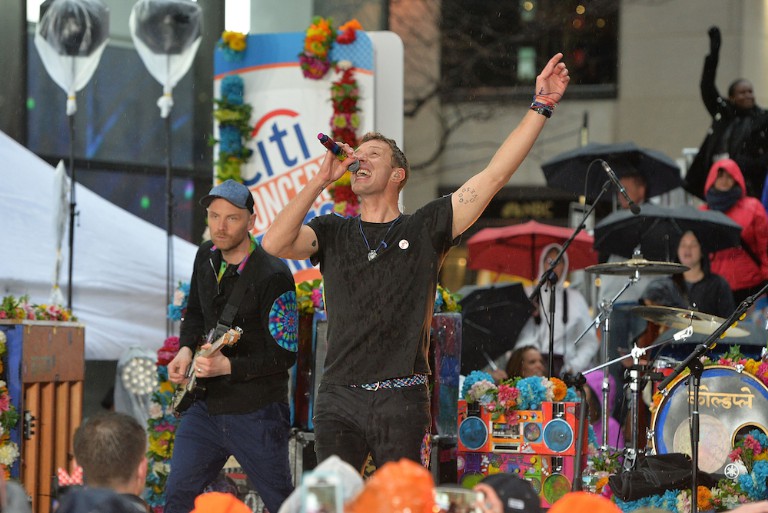 Coldplay Performs On NBC's 