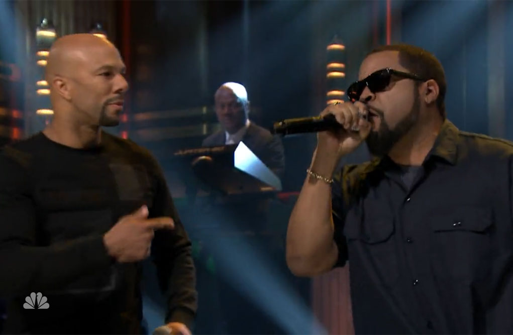 Common and Ice Cube Performing on 'Fallon'