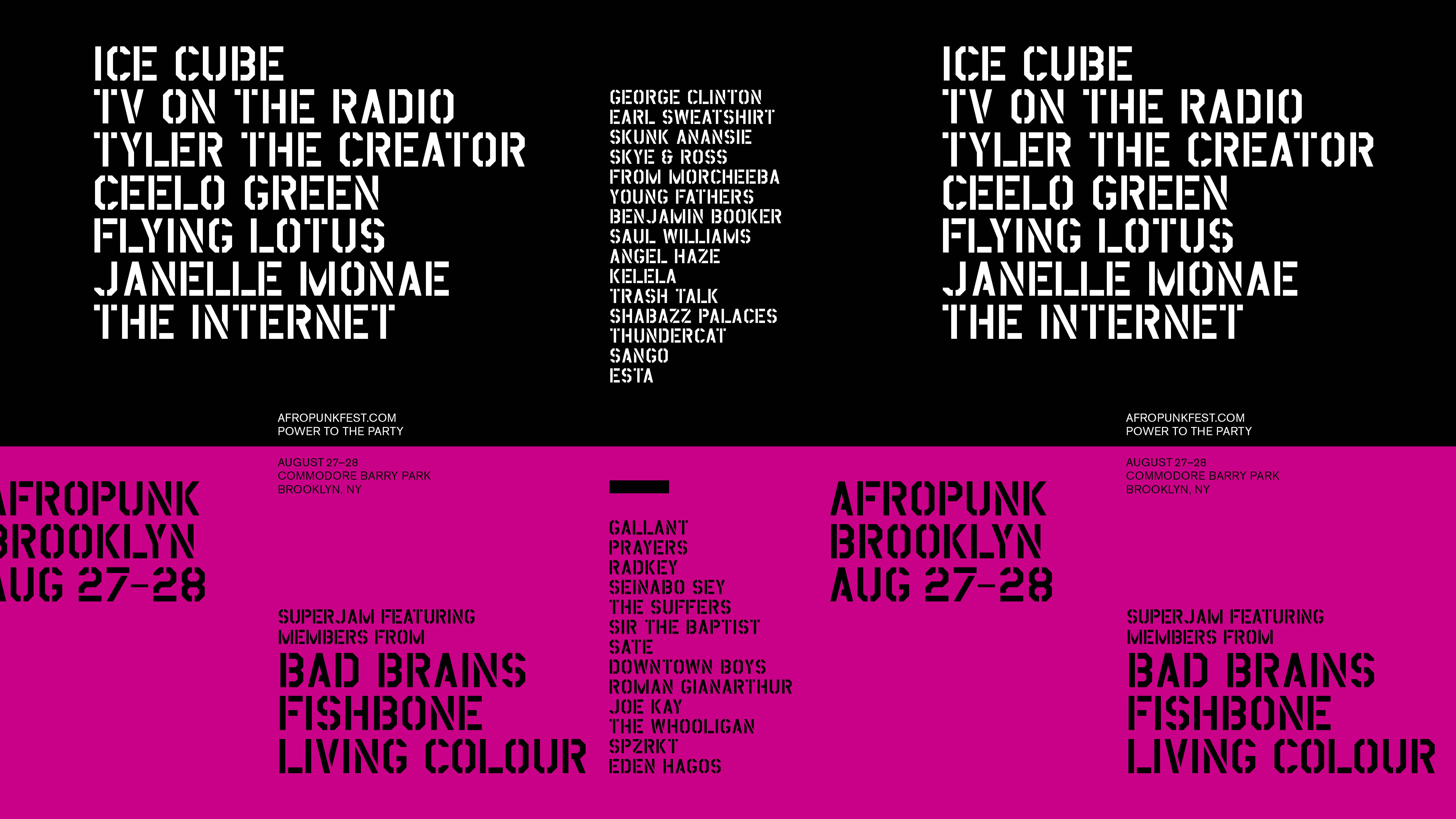 Afropunk Festival 2016 Lineup: Ice Cube, TV on the Radio, Tyler, the Creator, and More