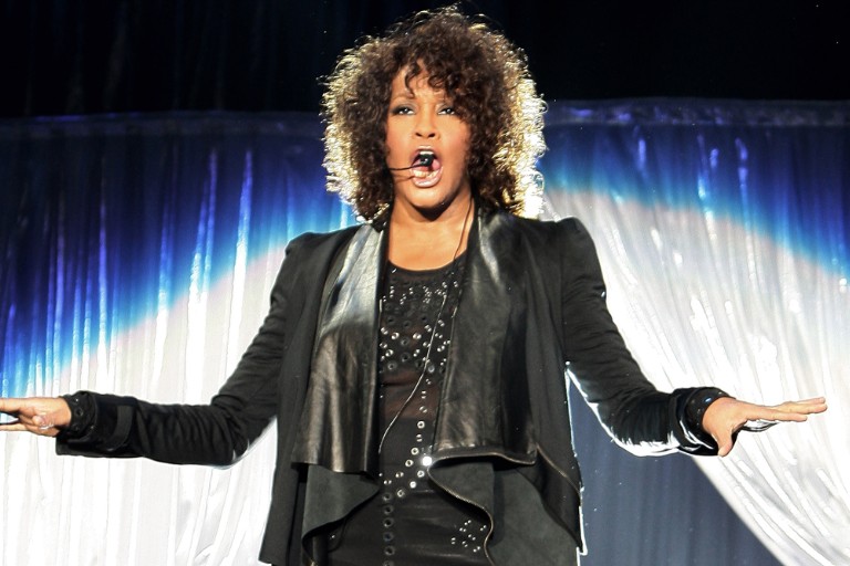 Whitney Houston Performs In Milan