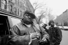 Rapper Notorious B.I.G., aka Biggie Smalls, aka Chris Wallac