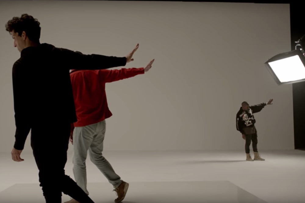 Francis and the Lights, Kanye West, and Bon Iver Film a Dance Sequence