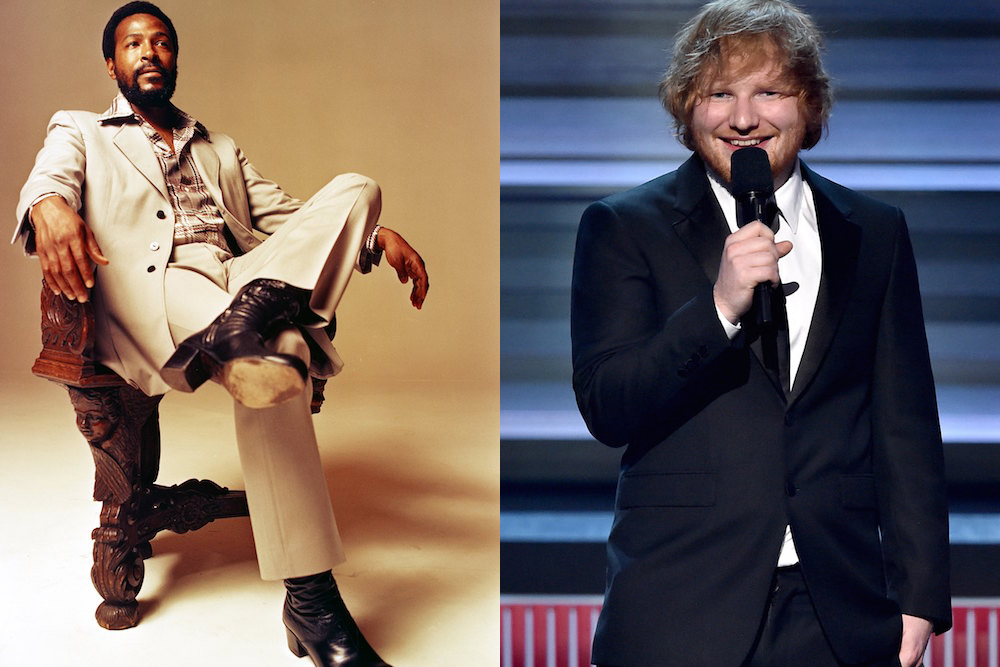 marvin gaye, ed sheeran, let's get it on, thinking out loud, ed townsend