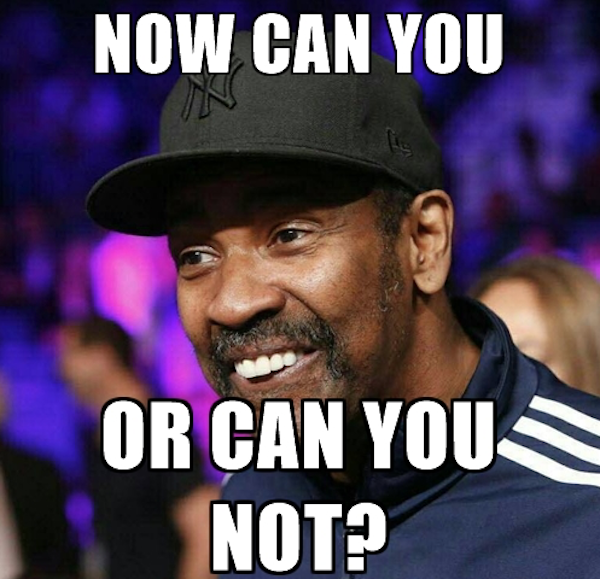 Denzel Washington Is Definitely Mad About Being a Meme
