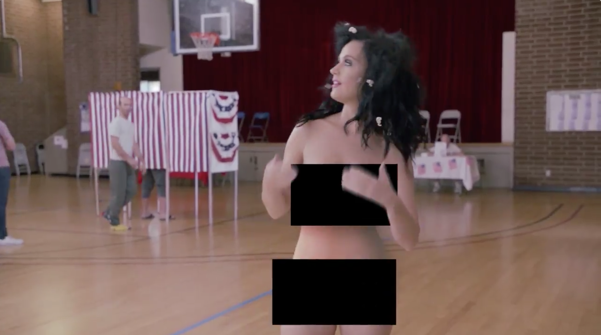Katy perry gets naked uncensored