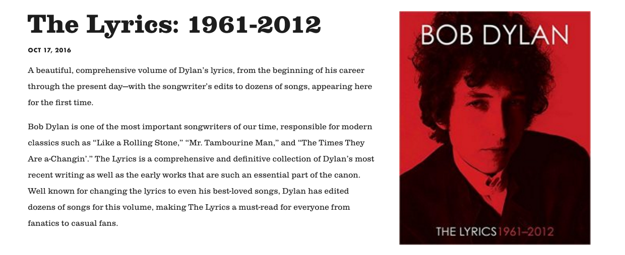 Bob Dylan No Longer Acknowledging He Won the Nobel Prize