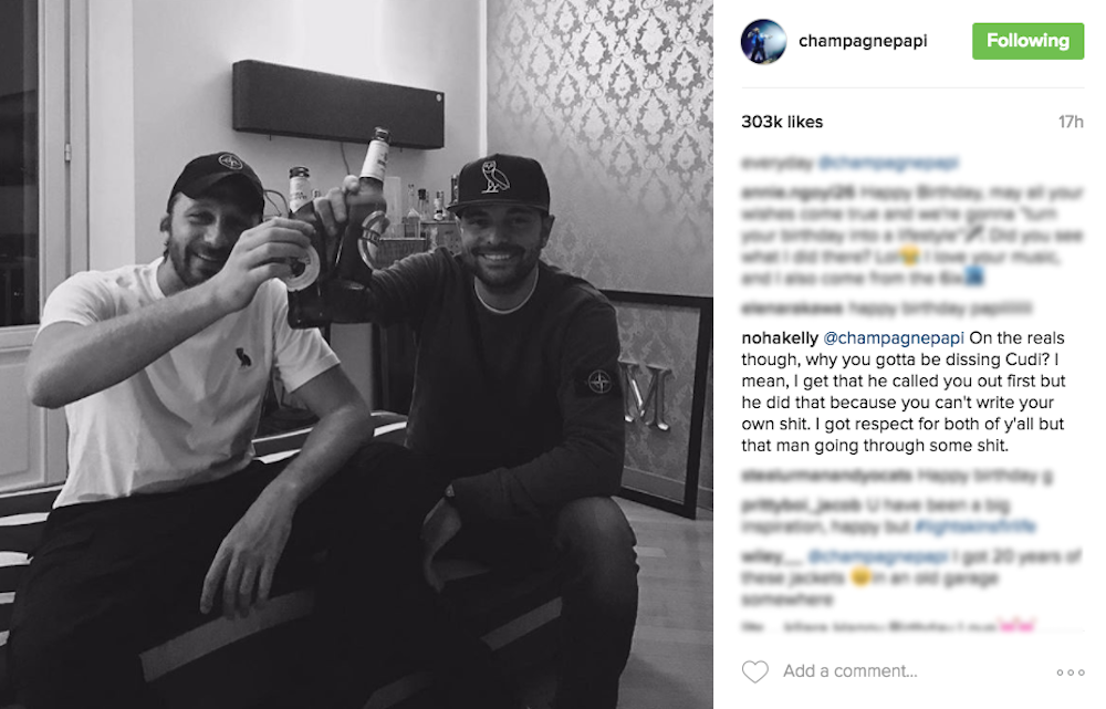 Drake Isn't Apologizing for Making Fun of Kid Cudi's Mental Health Struggles