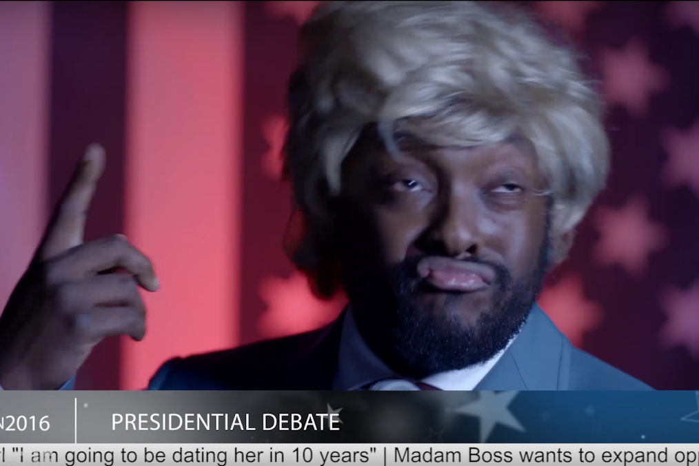 Watch William As Donald Trump In “grabm By The Pussy Video Spin