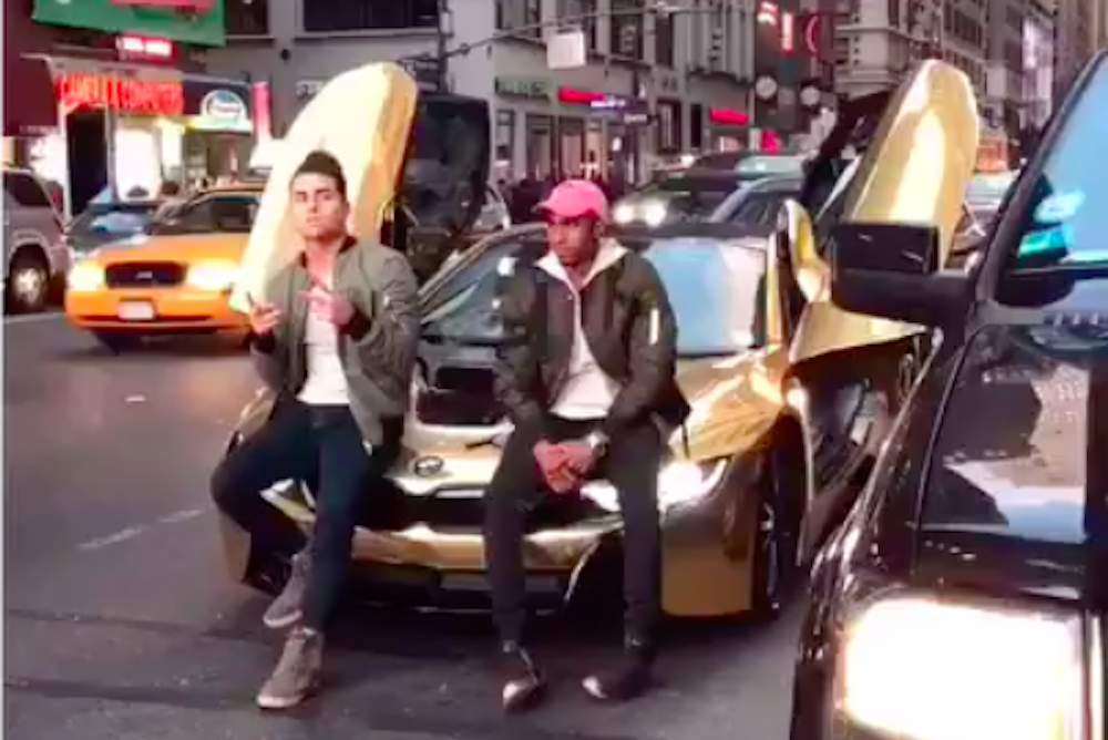 Local Hero Dishes Sweet Vigilante Justice to YouTube Doofus Who Blocked Traffic With Gold BMW