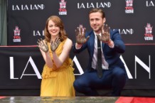 Ryan Gosling And Emma Stone Hand And Footprint Ceremony