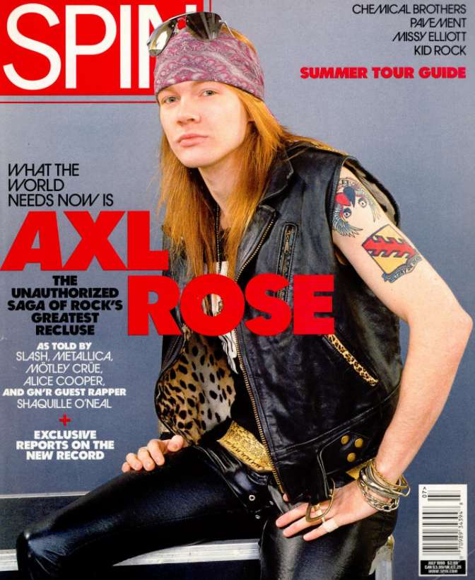 axl rose 1996