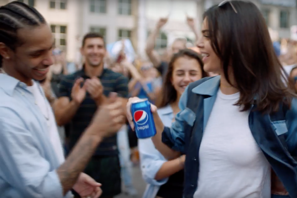 Kendall Jenner and Skip Marley Want You to Drink Pepsi and Love Cops