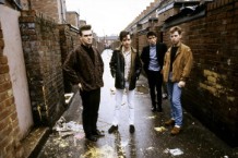 Photo of Andy ROURKE and Johnny MARR and MORRISSEY and The Smiths and Mike JOYCE