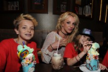 Britney Spears Enjoys A Family Outing At Planet Hollywood Disney Springs