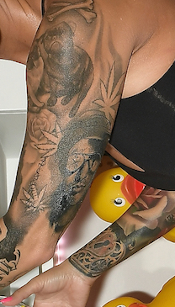 Amber Rose Changed Her Wiz Khalifa Tattoo to Resemble Slash