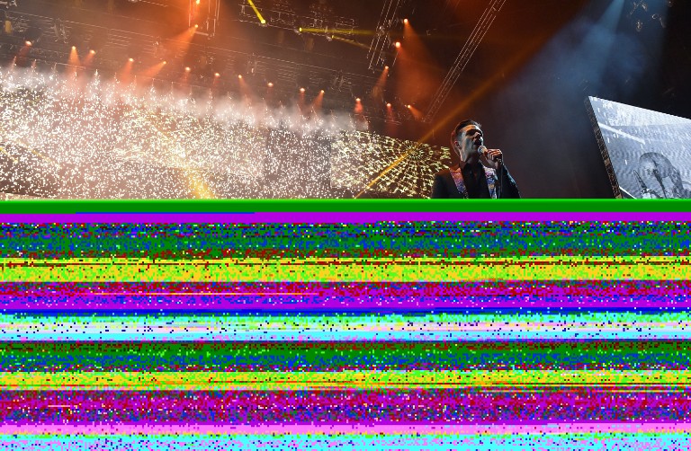 The Killers With Wayne Newton Perform At Grand Opening Of T-Mobile Arena